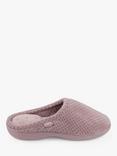 totes Popcorn Terry Mule Slippers, Dusky Pink