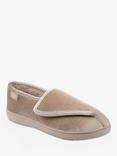 totes Sparkle Velour Closed Back Slippers, Mink Sparkle, Mink