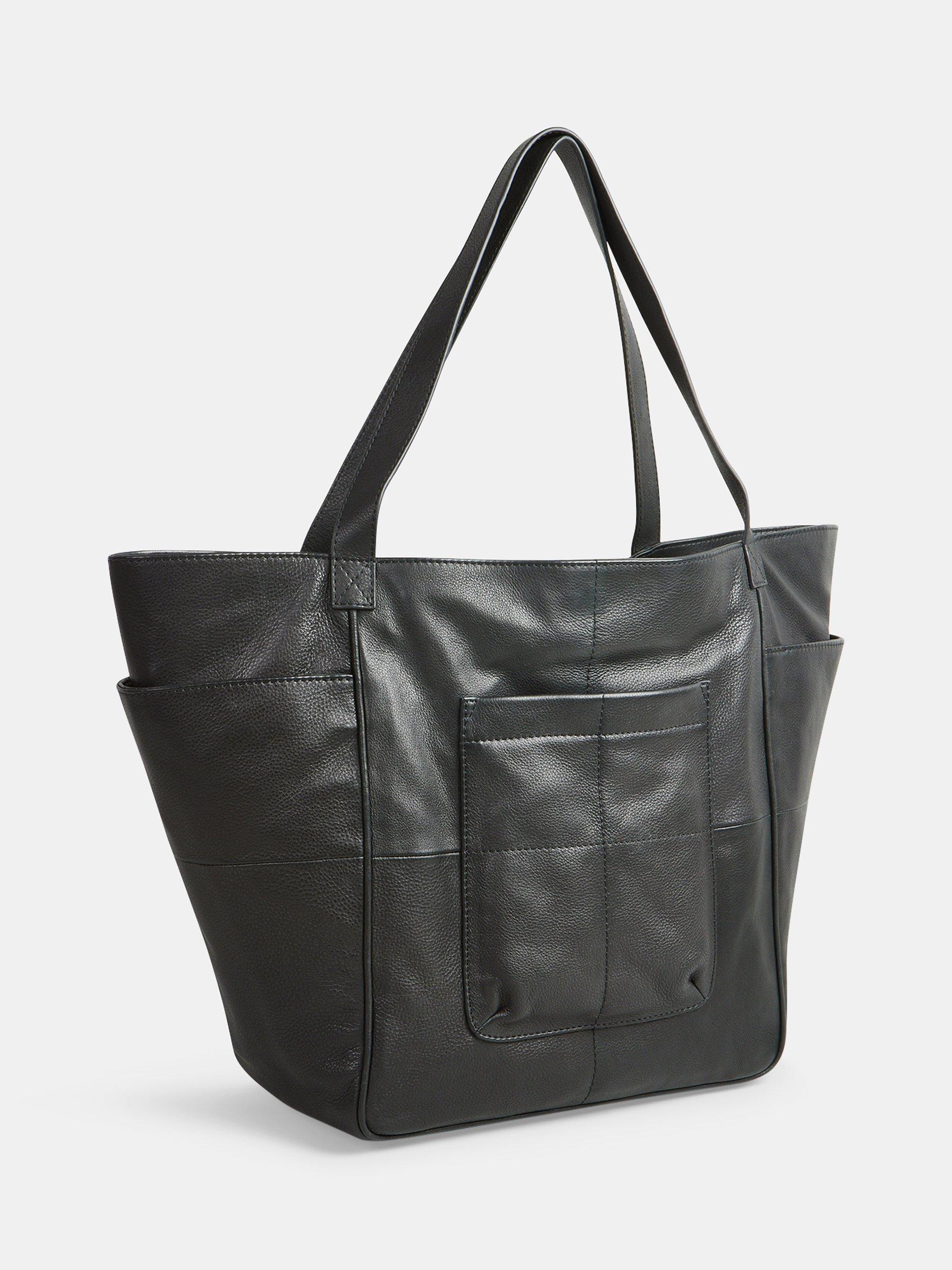 Product image 3 of 4, which shows HUSH Mariana Leather Tote Bag