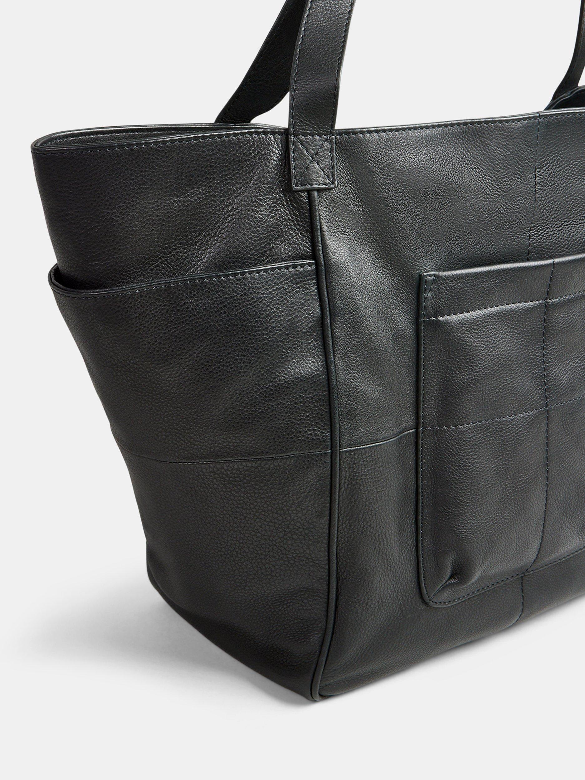 Product image 4 of 4, which shows HUSH Mariana Leather Tote Bag