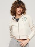 Superdry Athletic Essential Crop Zip Hoodie