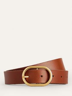 Boden Classic Buckle Belt, Tan