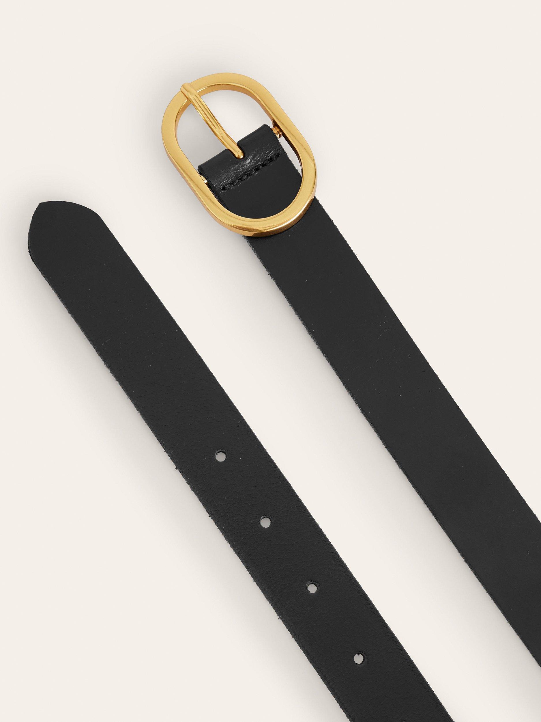 Product image 2 of 2, which shows Boden Classic Buckle Belt, Black, XS