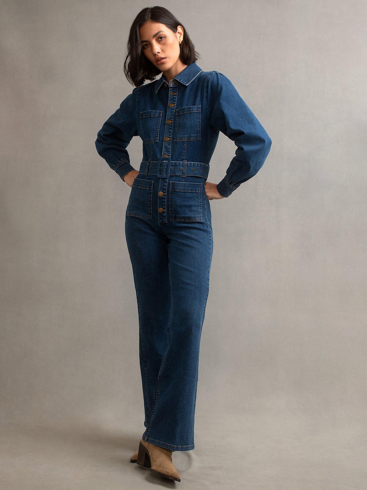 Nobody's Child Olymipia Denim Jumpsuit, Rinse Wash