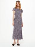 Whistles Daisy Field Lola Dress, Purple/Multi