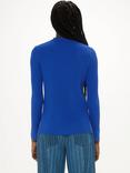 Whistles Collar Ribbed Shirt, Blue