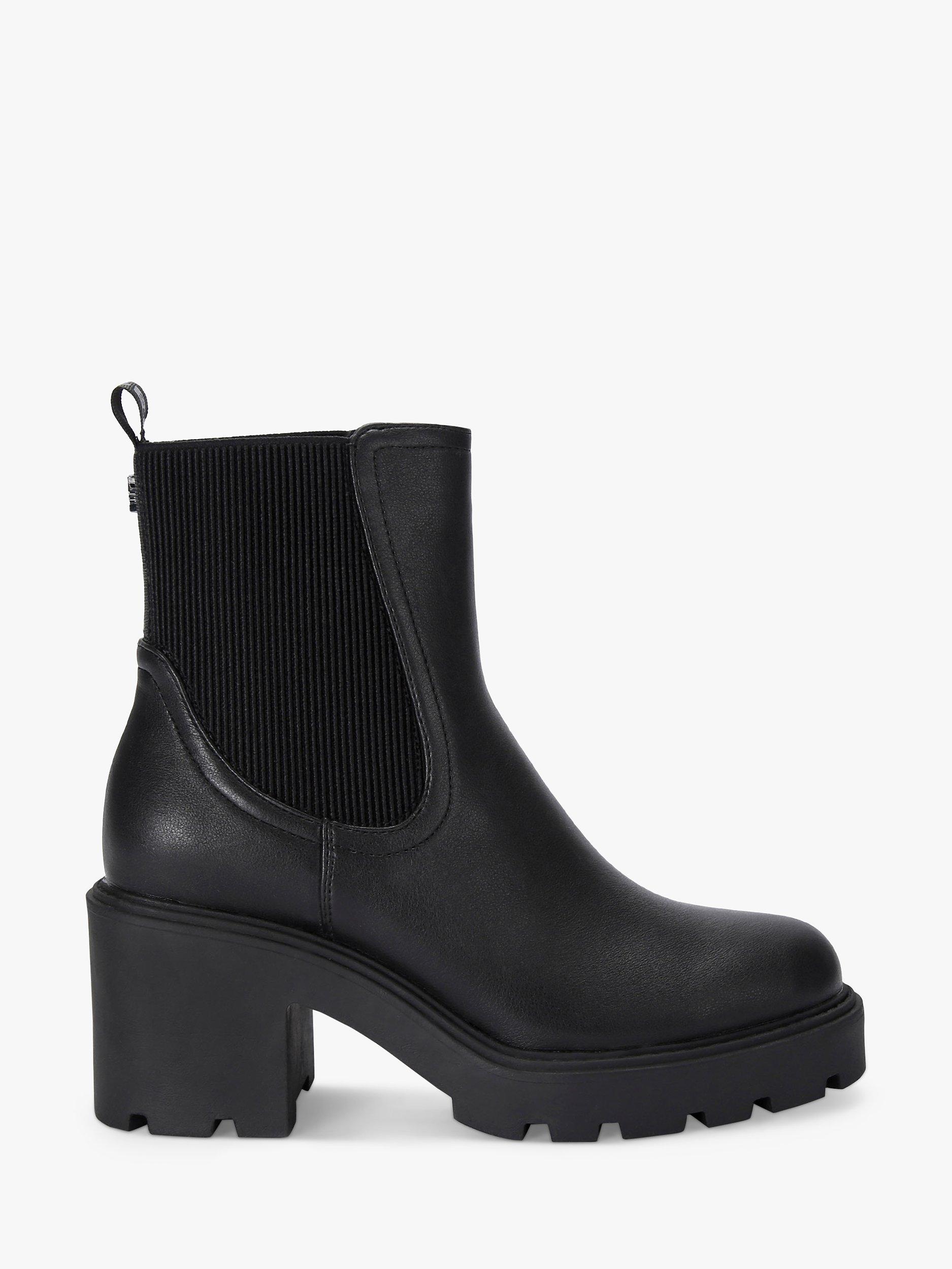 Kurt geiger black heeled boots best sale