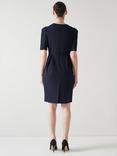 L.K.Bennett Marjorie Crepe Shift Dress, Navy