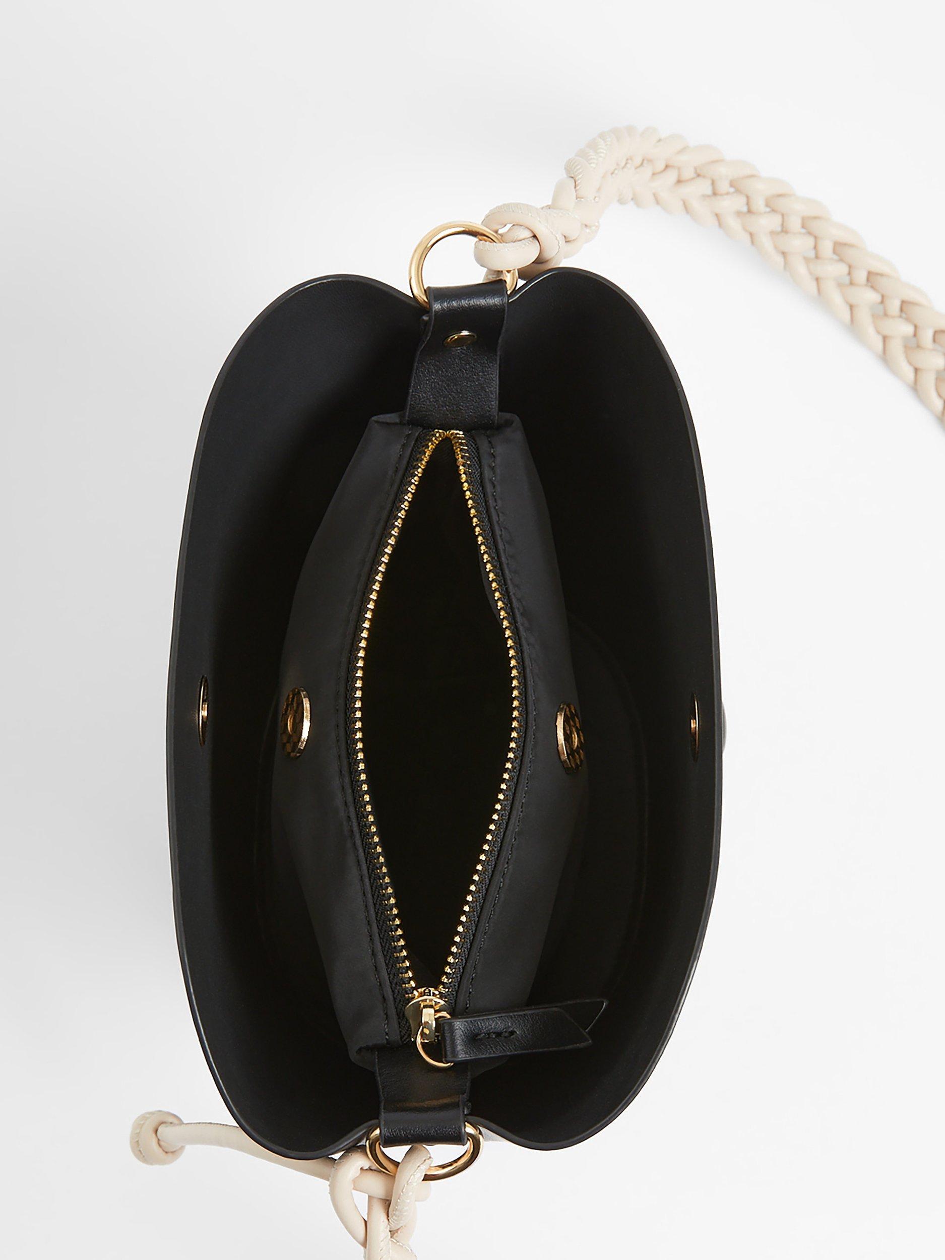 Product image 2 of 3, which shows French Connection Double Back Bucket Bag, Black, One Size