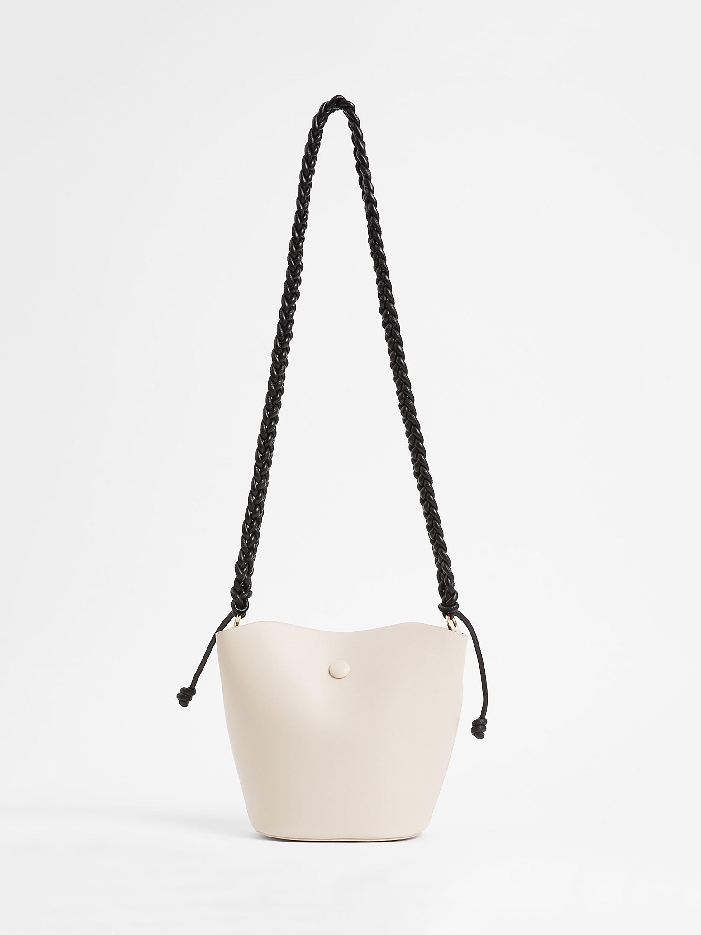 Product image 3 of 3, which shows French Connection Double Back Bucket Bag, Oatmeal, One Size
