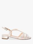 Paradox London Wren Shimmer Low Heel Sandals