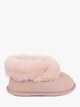 Just Sheepskin Kids' Classic Slippers, Baby Pink