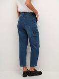 KAFFE Sinem Crop Jeans, Medium Blue Denim