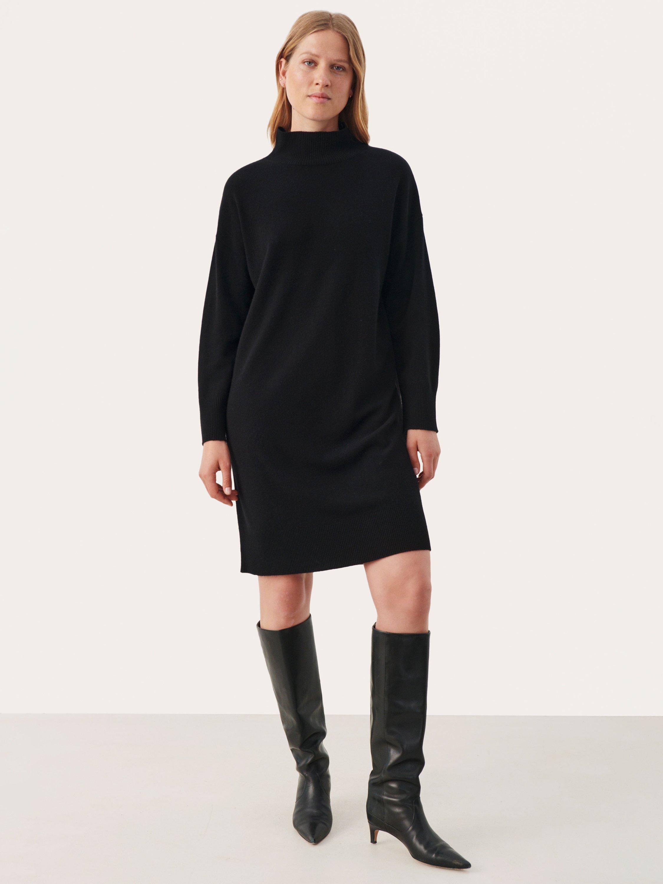 Part Two Clarah Cashmere Blend Jumper Dress Black