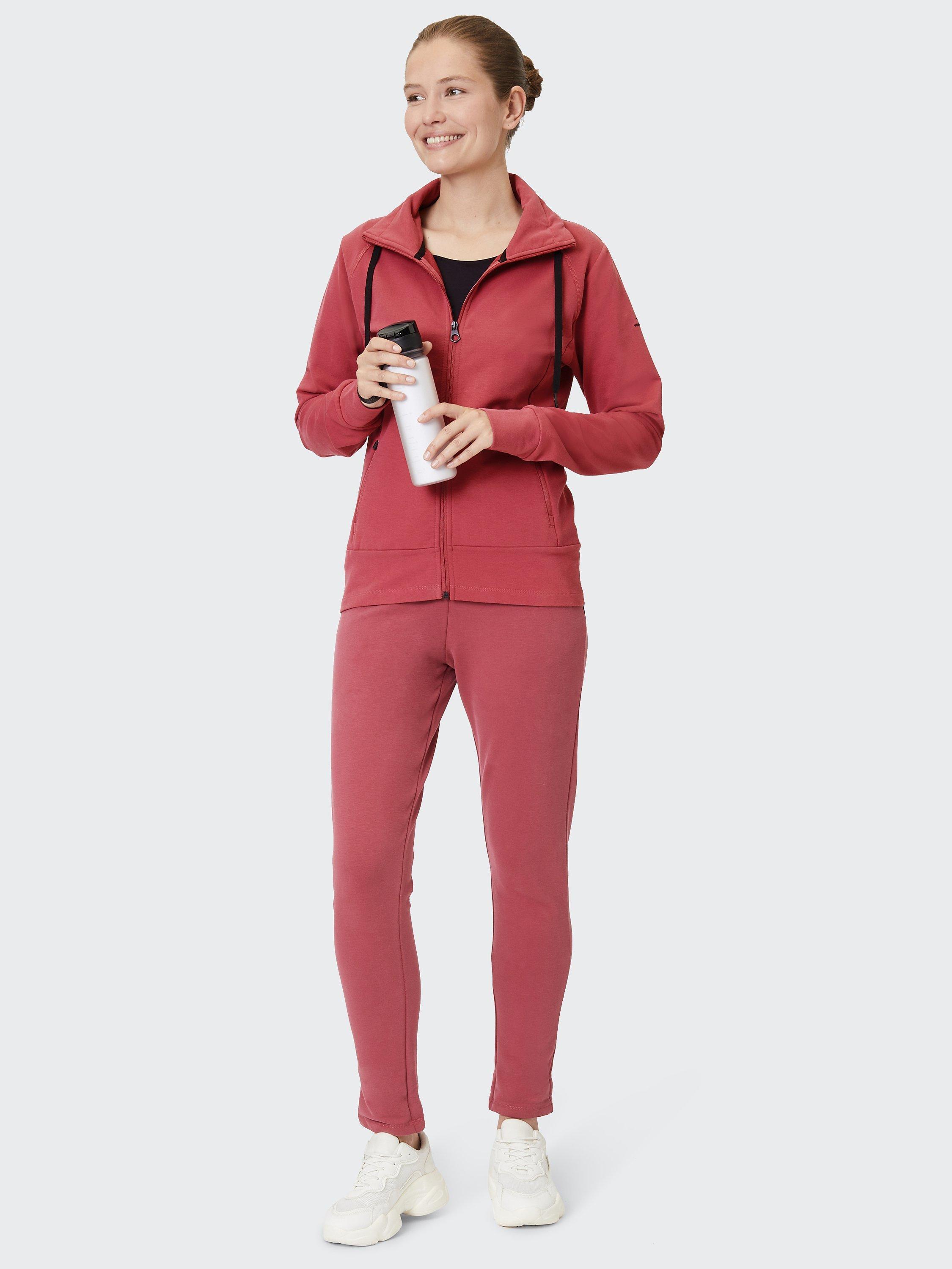 Product image 3 of 7, which shows Venice Beach Florence Full Zip Jacket, Deep Red, XS