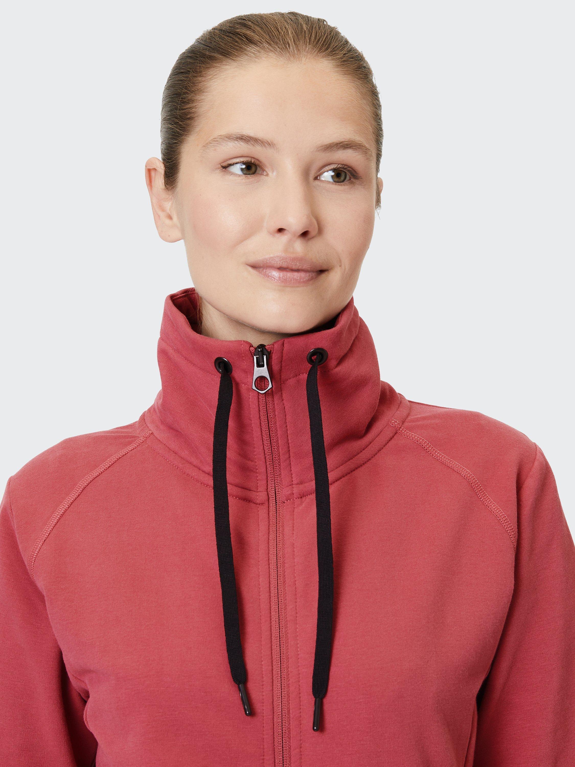 Product image 6 of 7, which shows Venice Beach Florence Full Zip Jacket, Deep Red, XS