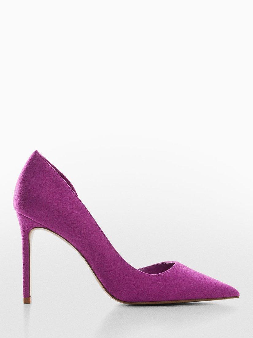 Mango Audreyn High Heel Court Shoes, Pink