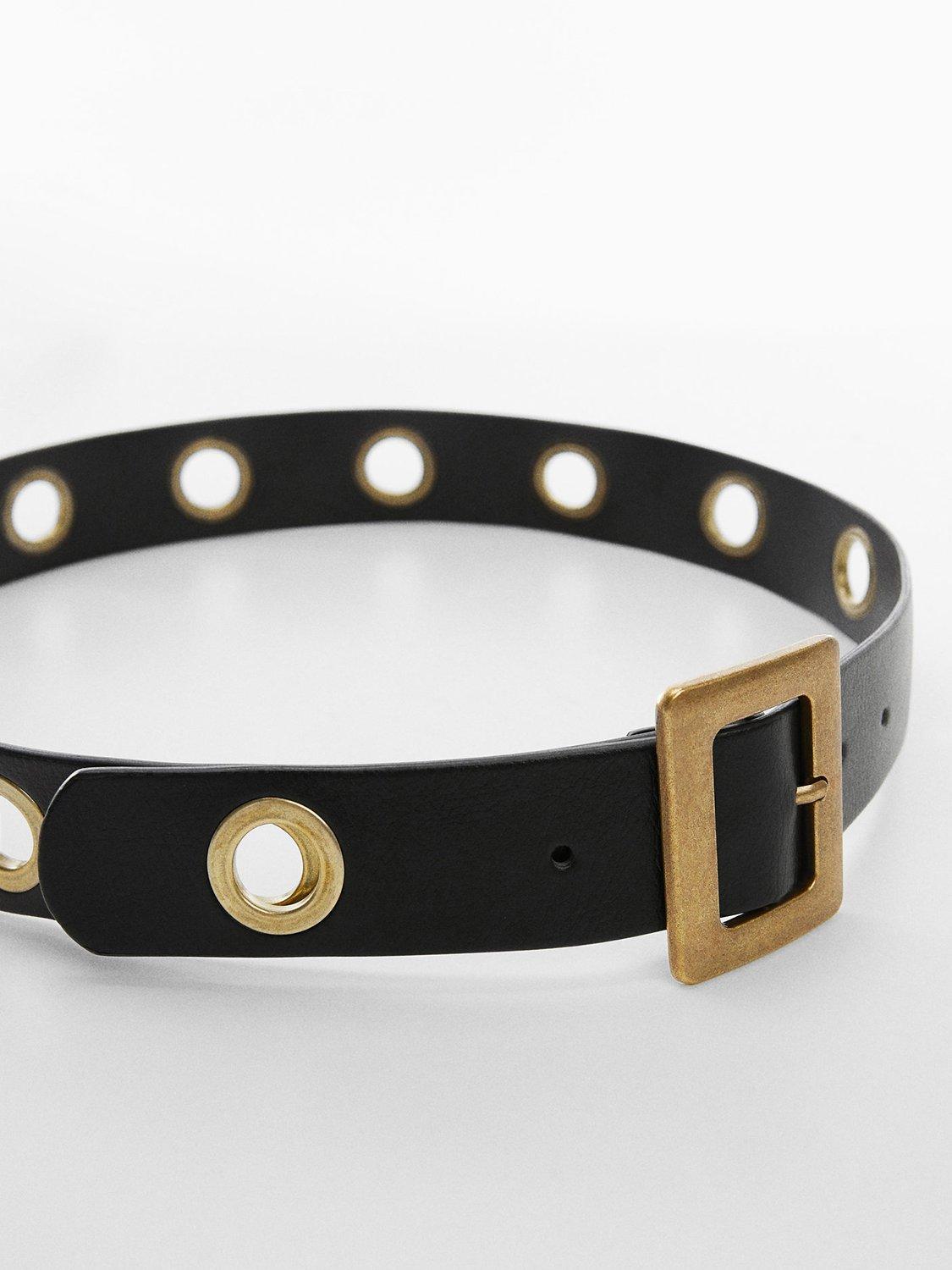 Mango Mitos Hoop Belt, Black