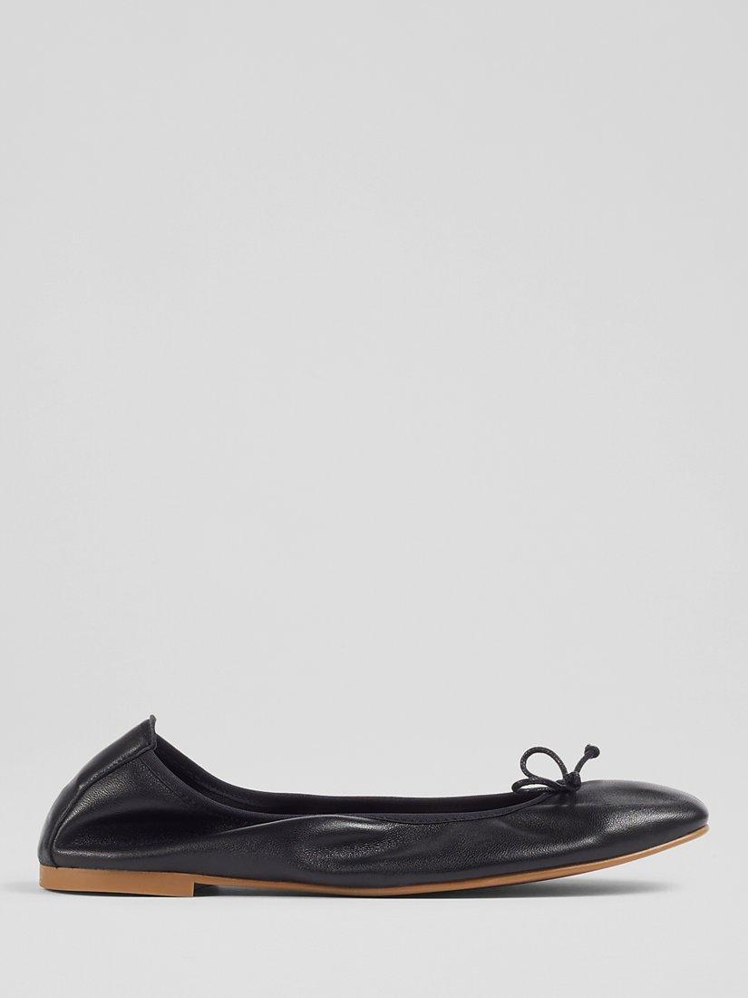 L.K.Bennett Trilly Leather Ballet Pumps
