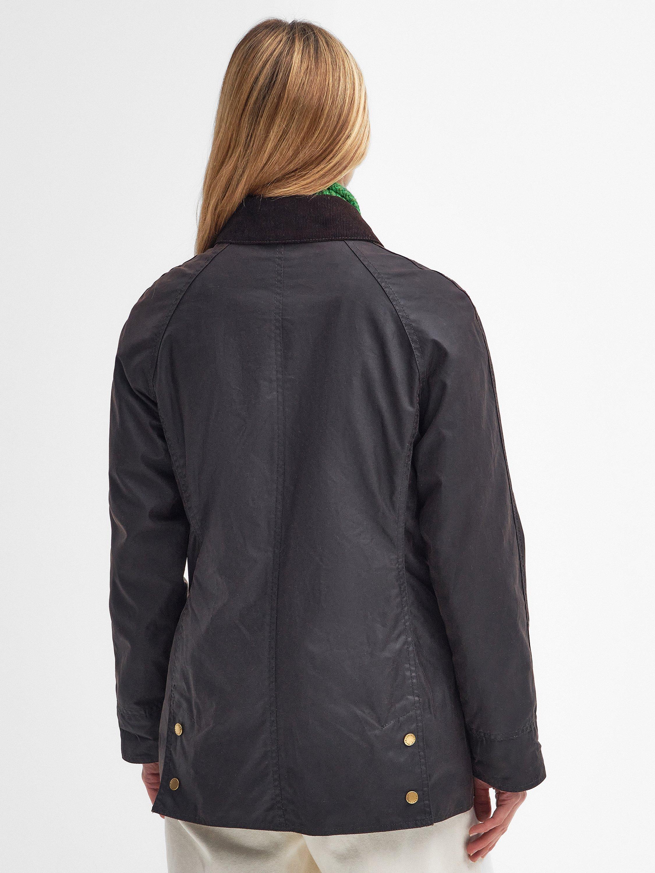 Product image 2 of 9, which shows Barbour Beadnell Wax Jacket, Brown, 4