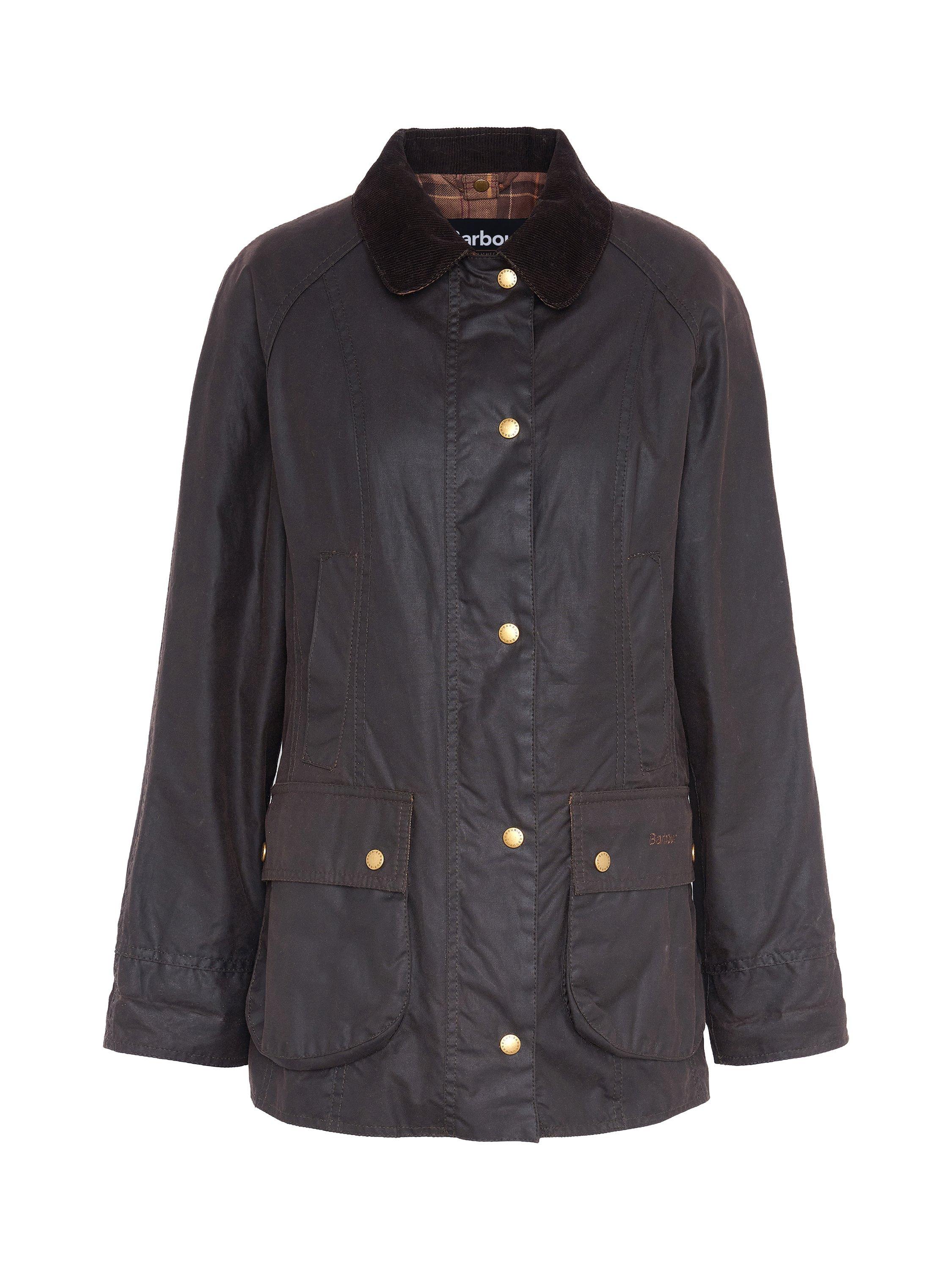 Product image 9 of 9, which shows Barbour Beadnell Wax Jacket, Brown, 4