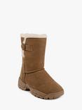 Just Sheepskin Berkshire Suede Mid Boots, Chestnut