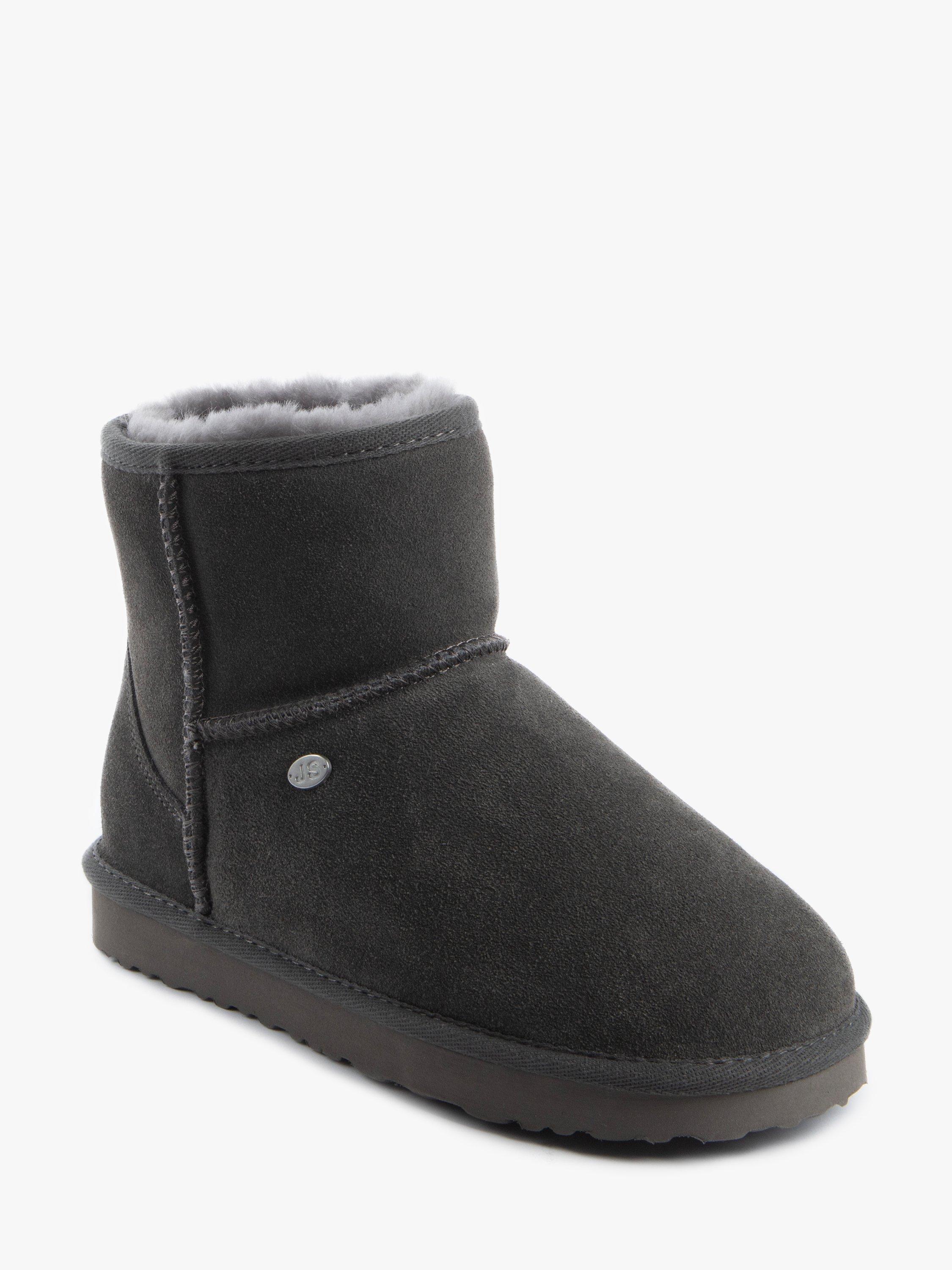 Product image 2 of 6, which shows Just Sheepskin Mini Classic Boots, Granite, 3