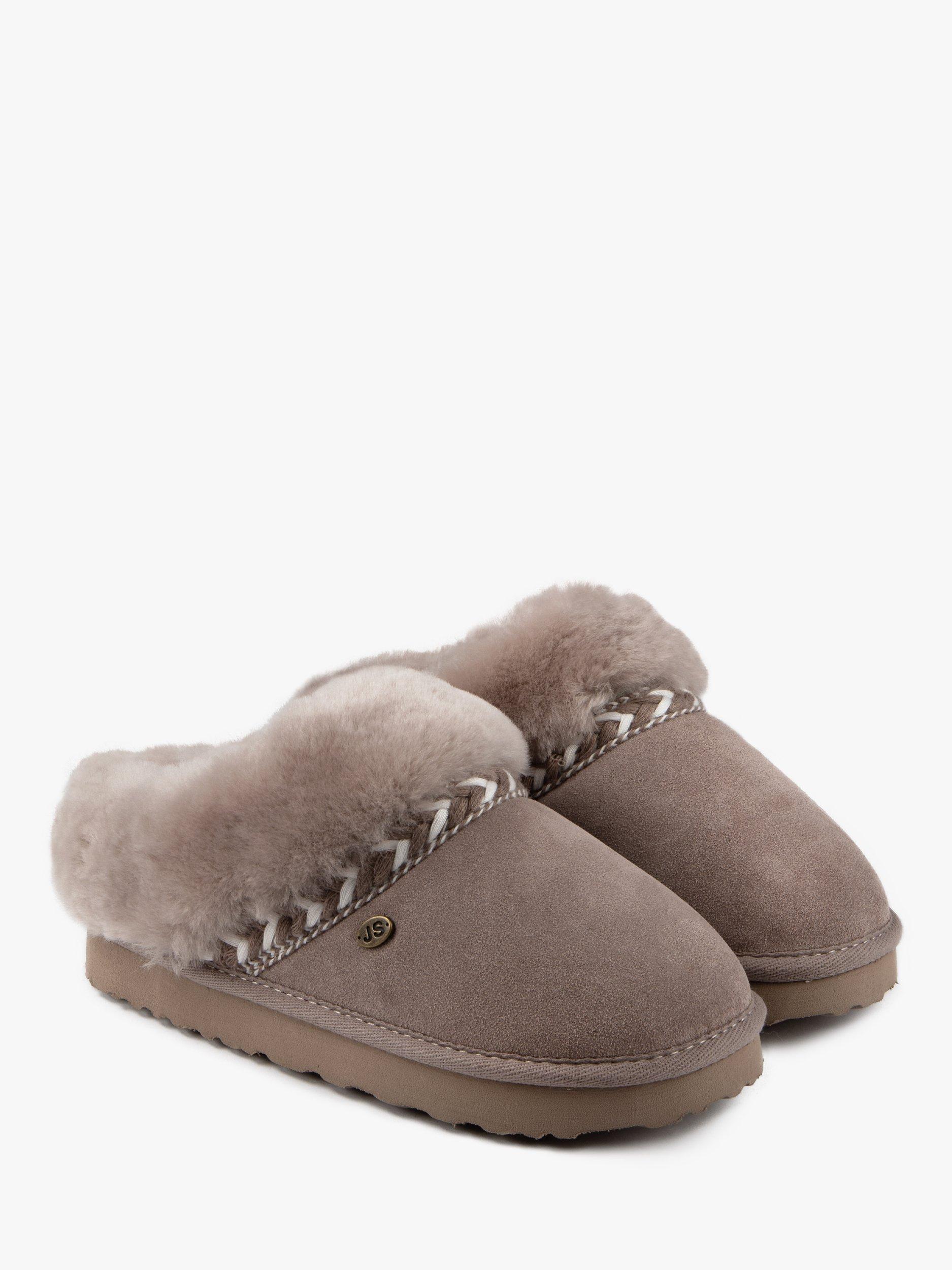 Product image 5 of 5, which shows Phoebe Sheepskin Mule Slippers, Café Au Lait, 4