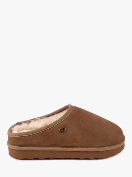 Just Sheepskin  Kara Sheepskin Mule Slippers, Chestnut, Chestnut