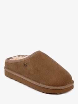 Just Sheepskin  Kara Sheepskin Mule Slippers, Chestnut - view 2, Chestnut