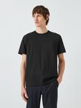 Kin Logo Cotton T-Shirt, Black Beauty