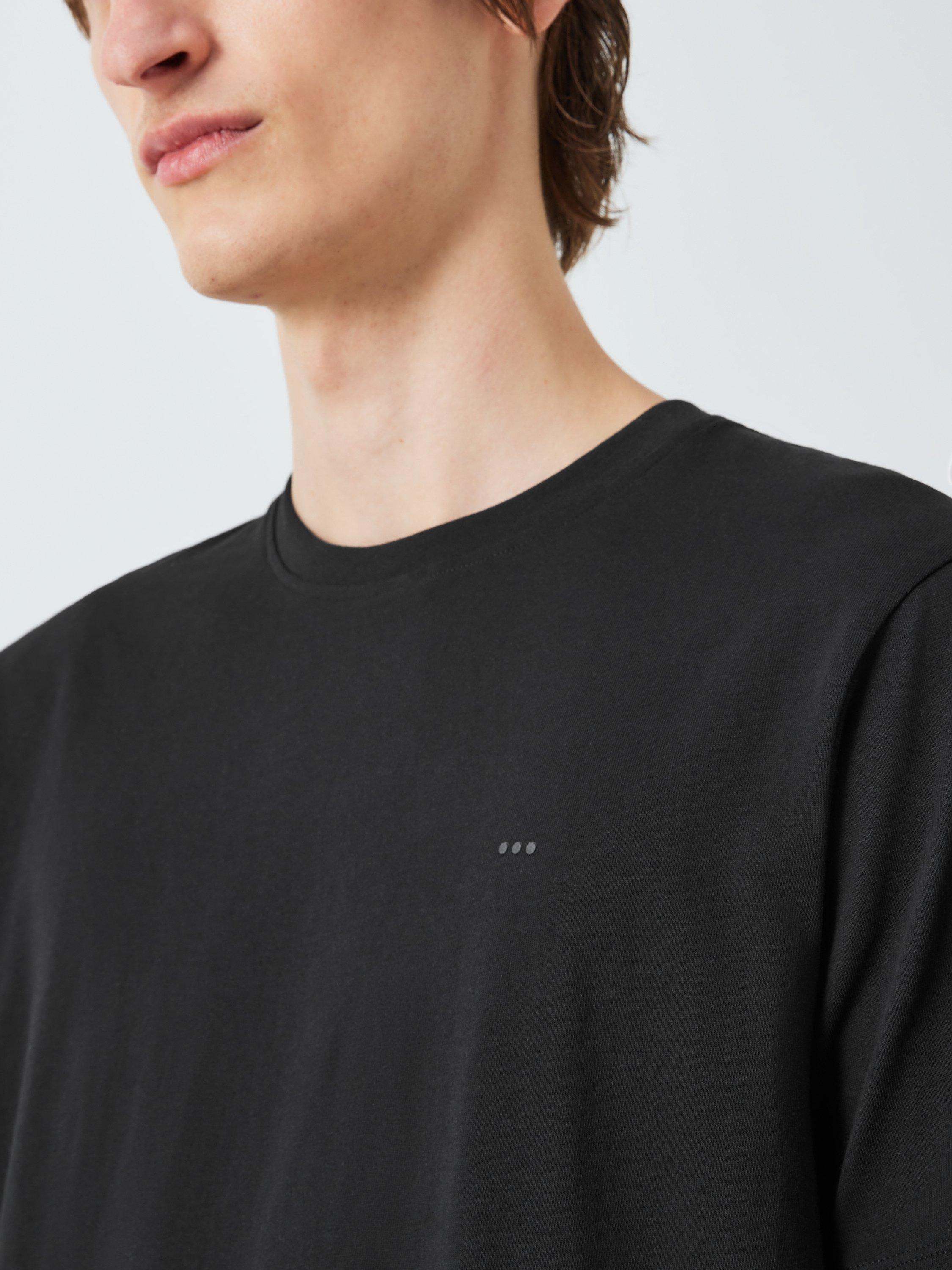 Product image 5 of 6, which shows Kin Logo Regular Fit Short Sleeve Cotton T-Shirt, Black Beauty, S