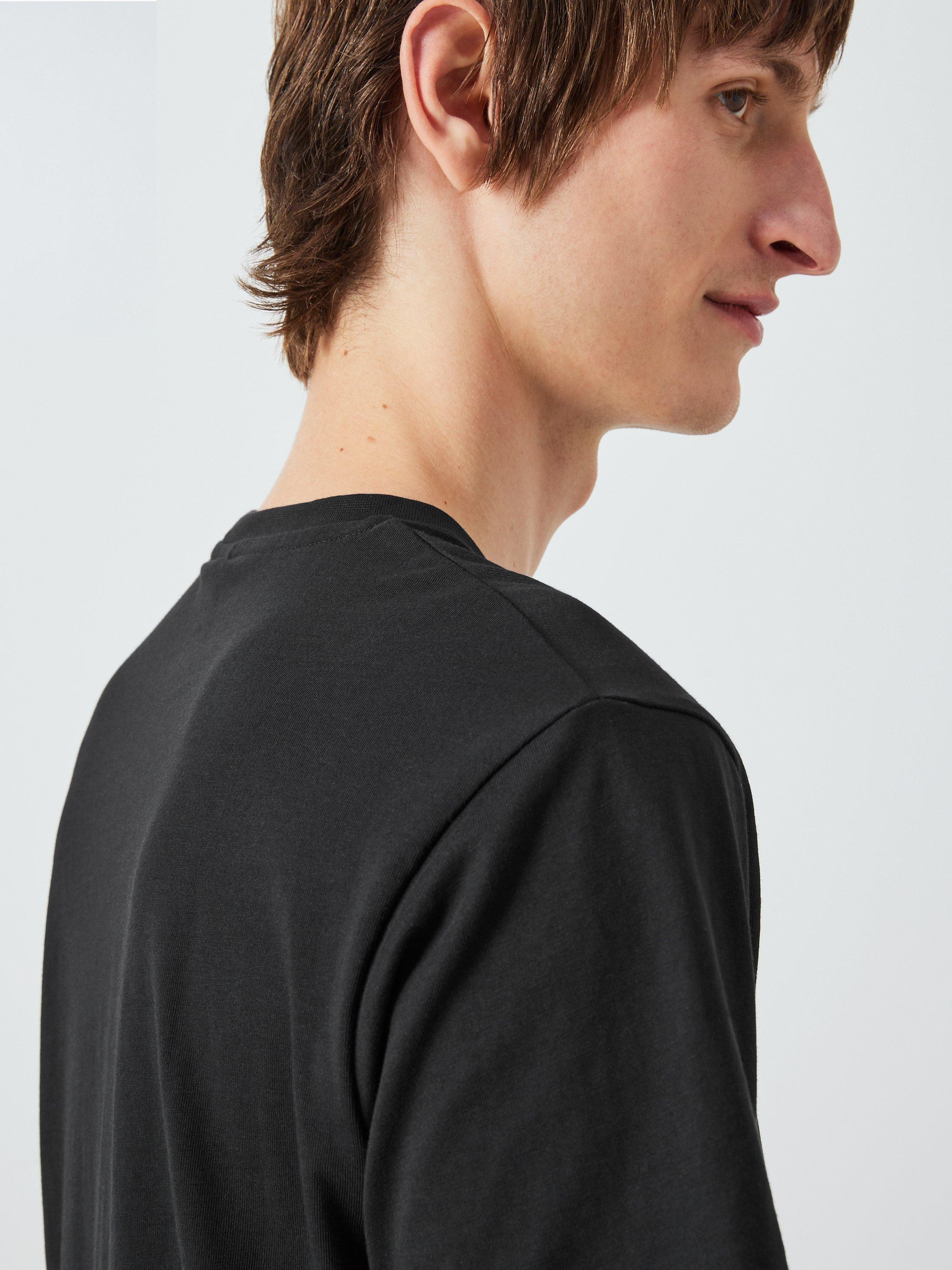 Product image 6 of 6, which shows Kin Logo Regular Fit Short Sleeve Cotton T-Shirt, Black Beauty, S