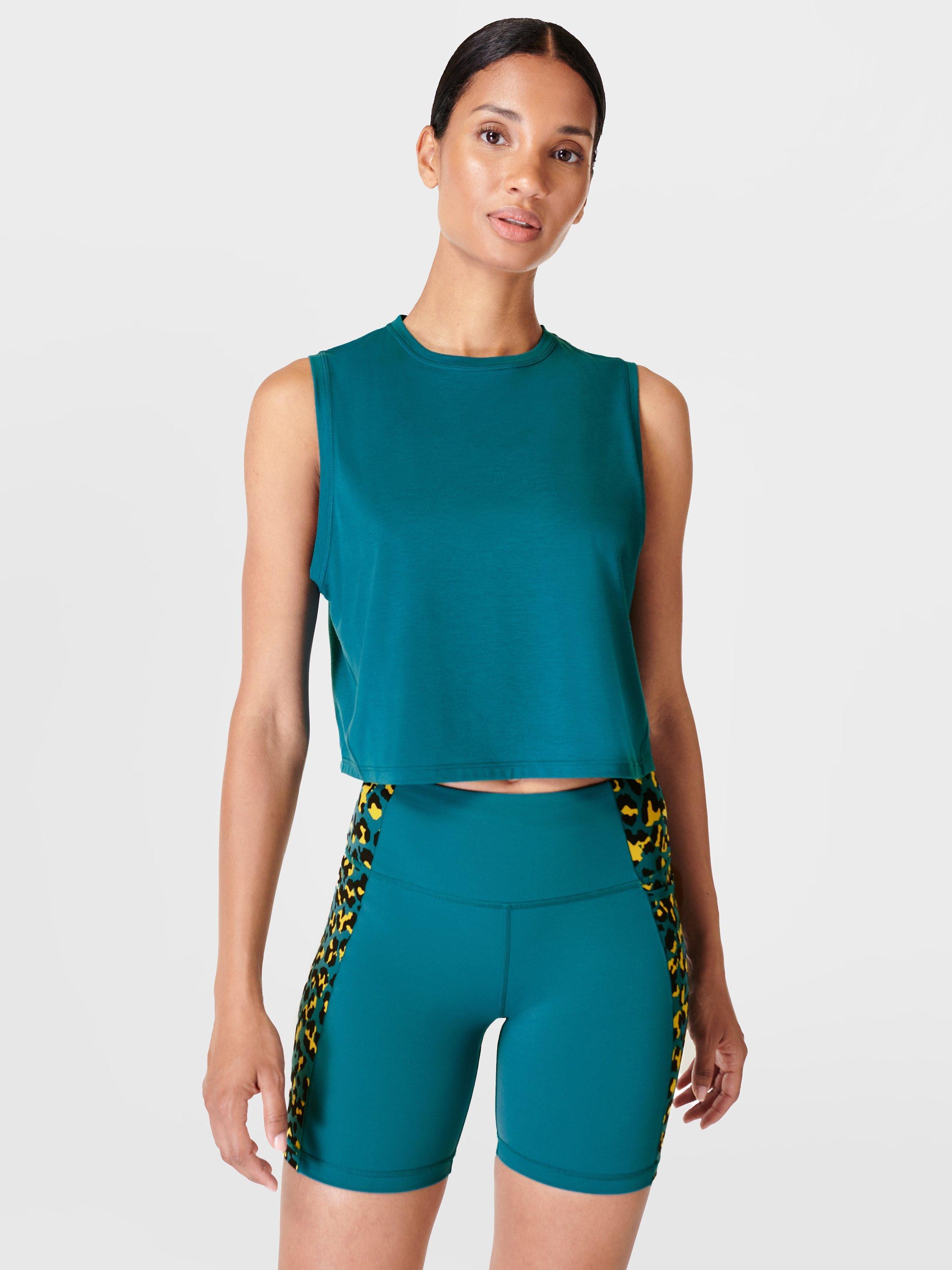 Sweaty Betty Breathe Easy Top, Cabin Blue