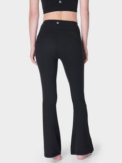 Sweaty Betty Super Soft 32" Flare Yoga Trousers - view 2, Black