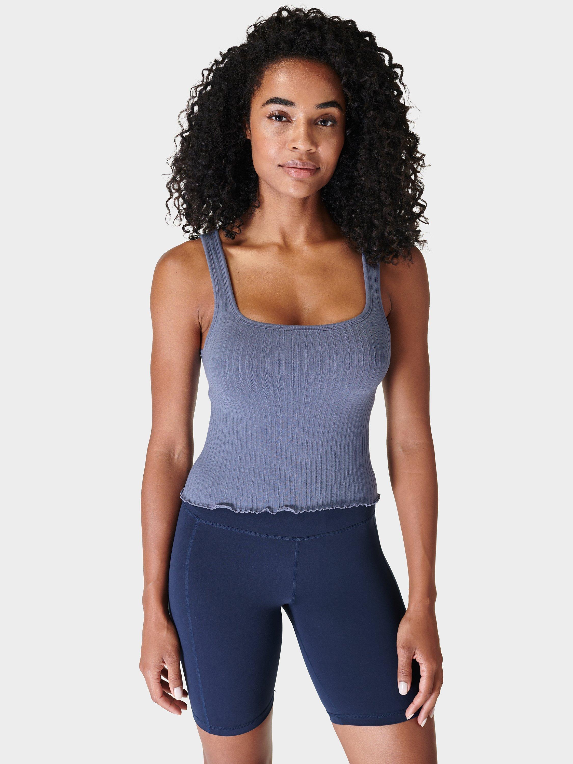 Sweaty Betty Mindful Seamless Tank Top, Endless Blue