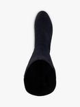 Dune London Tayla Suede Knee High Boots, Navy