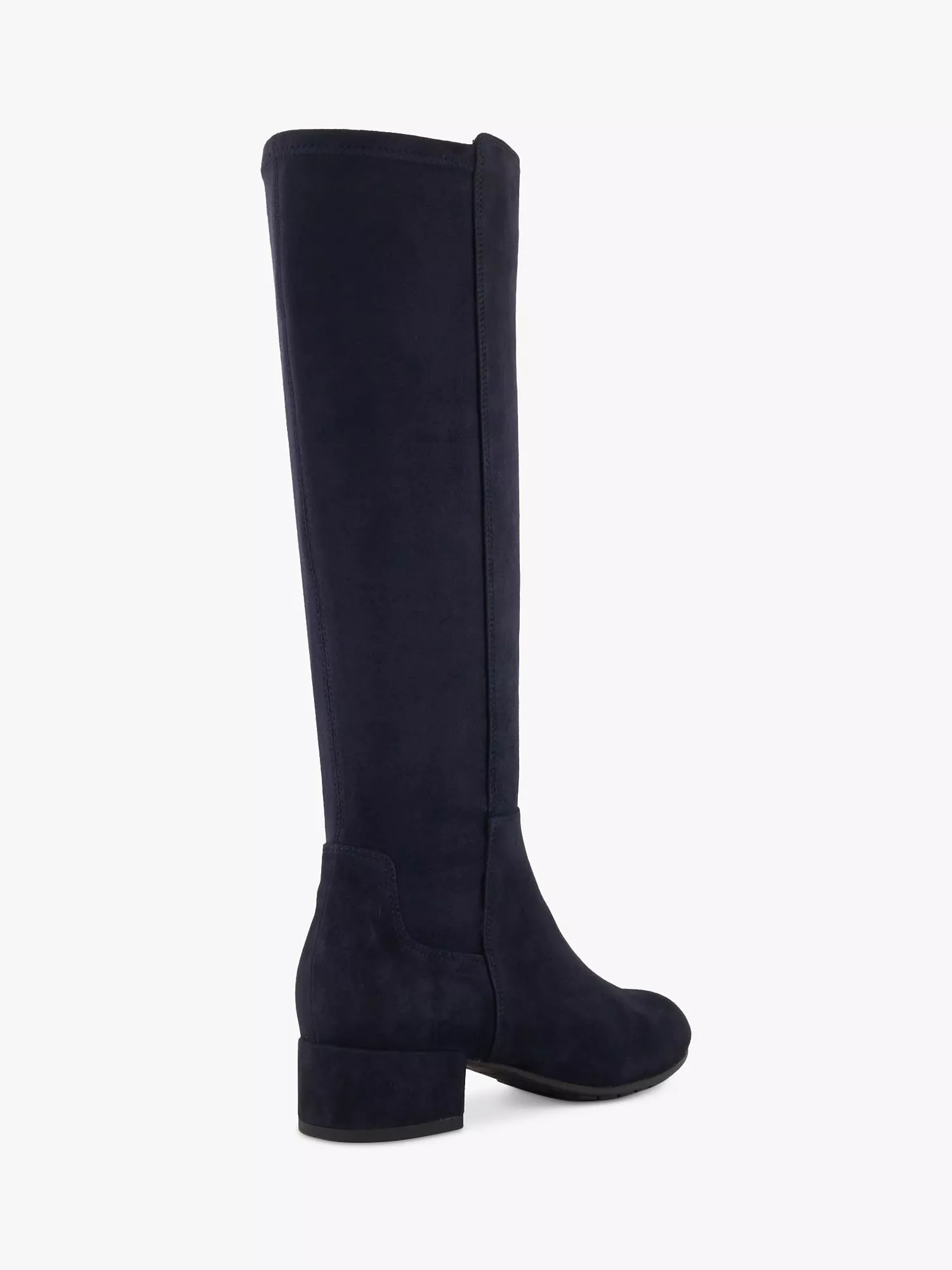 Dune Tayla Suede Knee High Boots Black