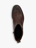 Dune Possessive Leather Ankle Boots