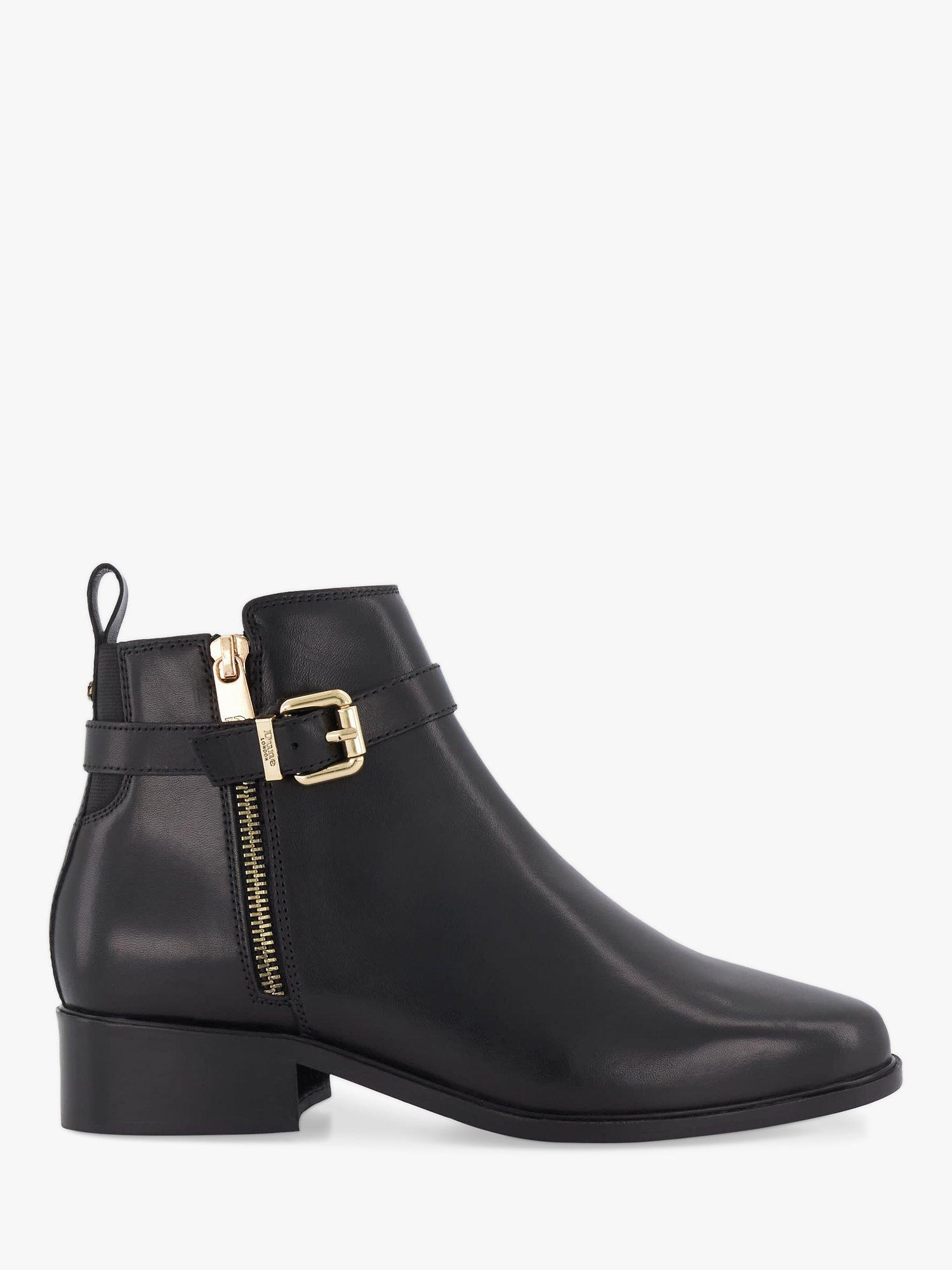 Dune Pepi Leather Ankle Boots