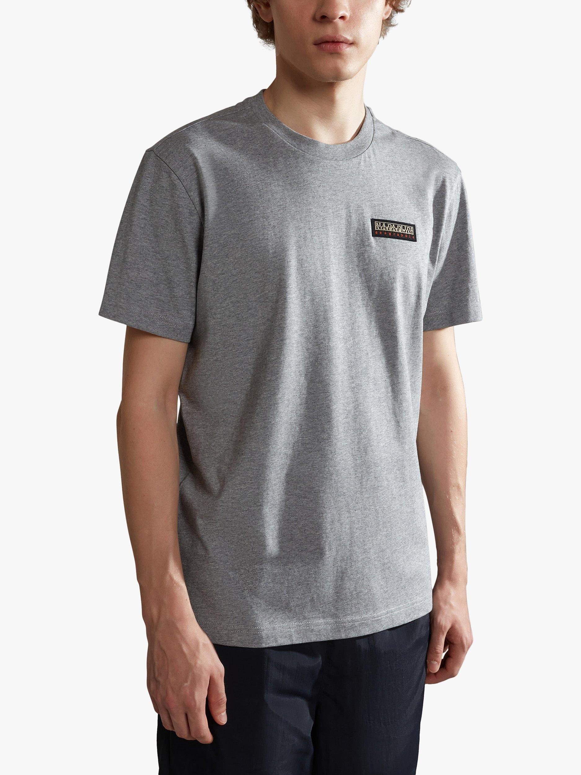 Napapijri Short Sleeve Iaato T-Shirt, Grey