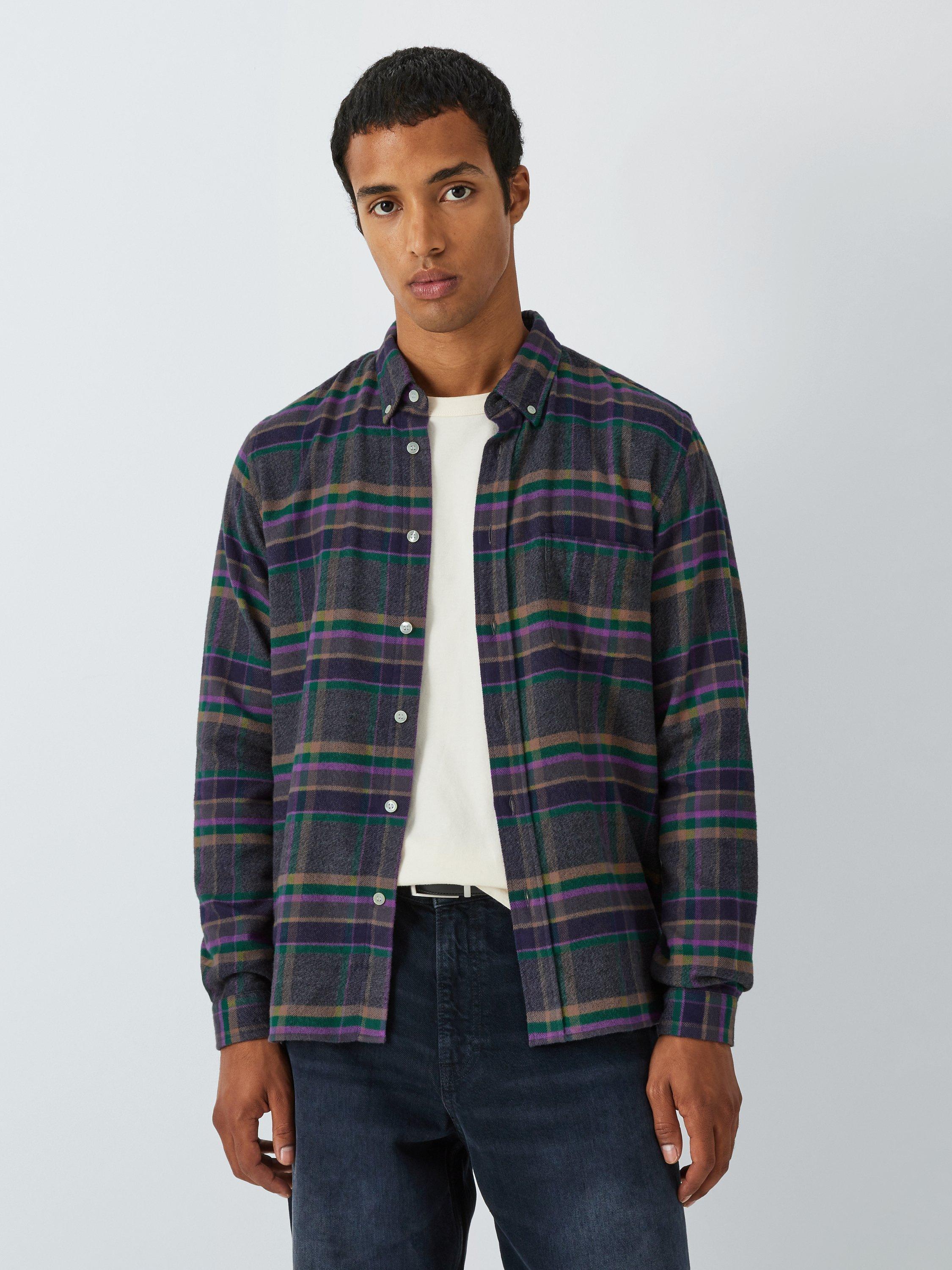 La Paz Everyday Classic Check Long Sleeve Shirt, Green/Multi