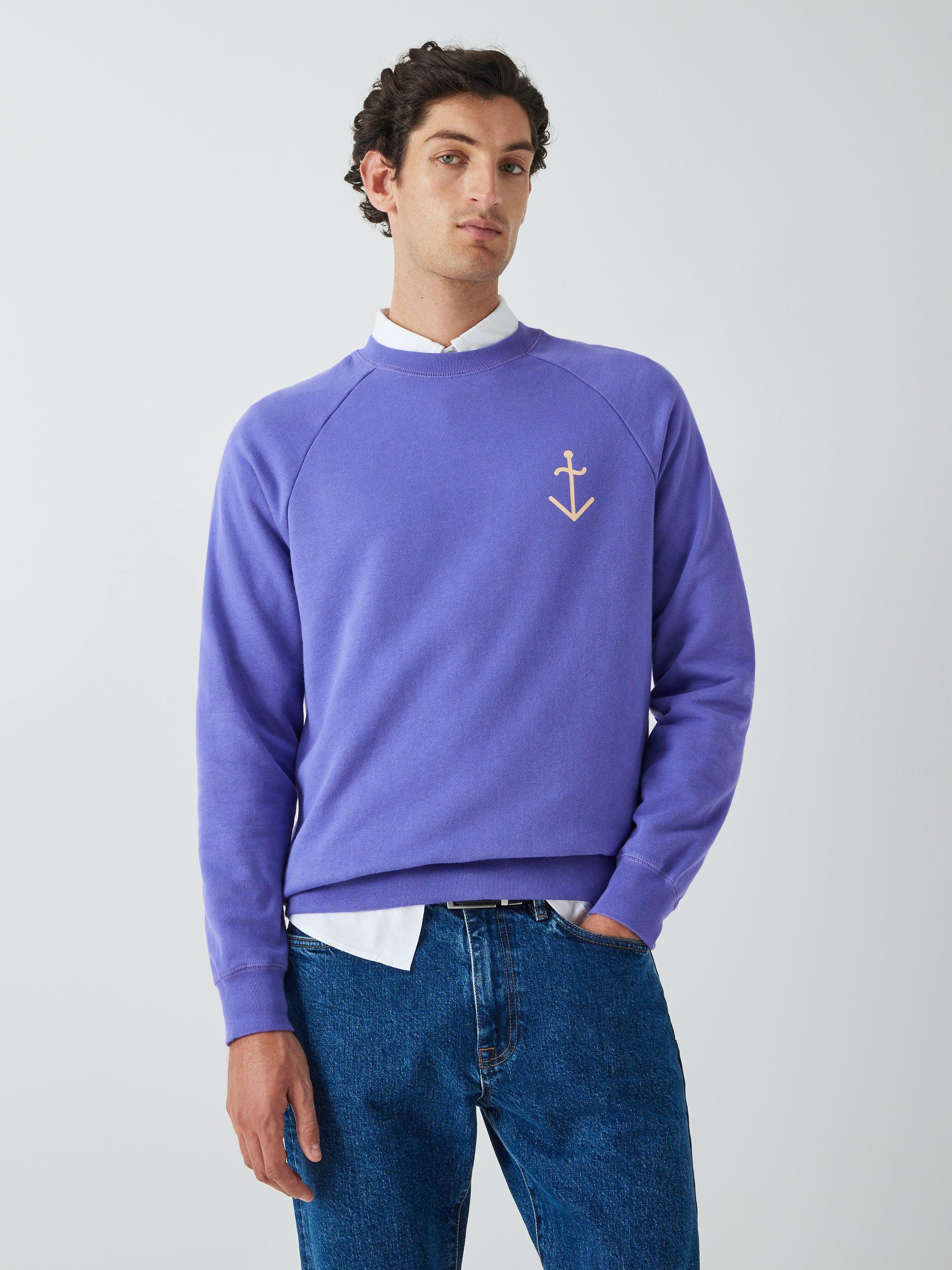 La Paz Cunha 2 Anchor Cotton Jumper, Blue