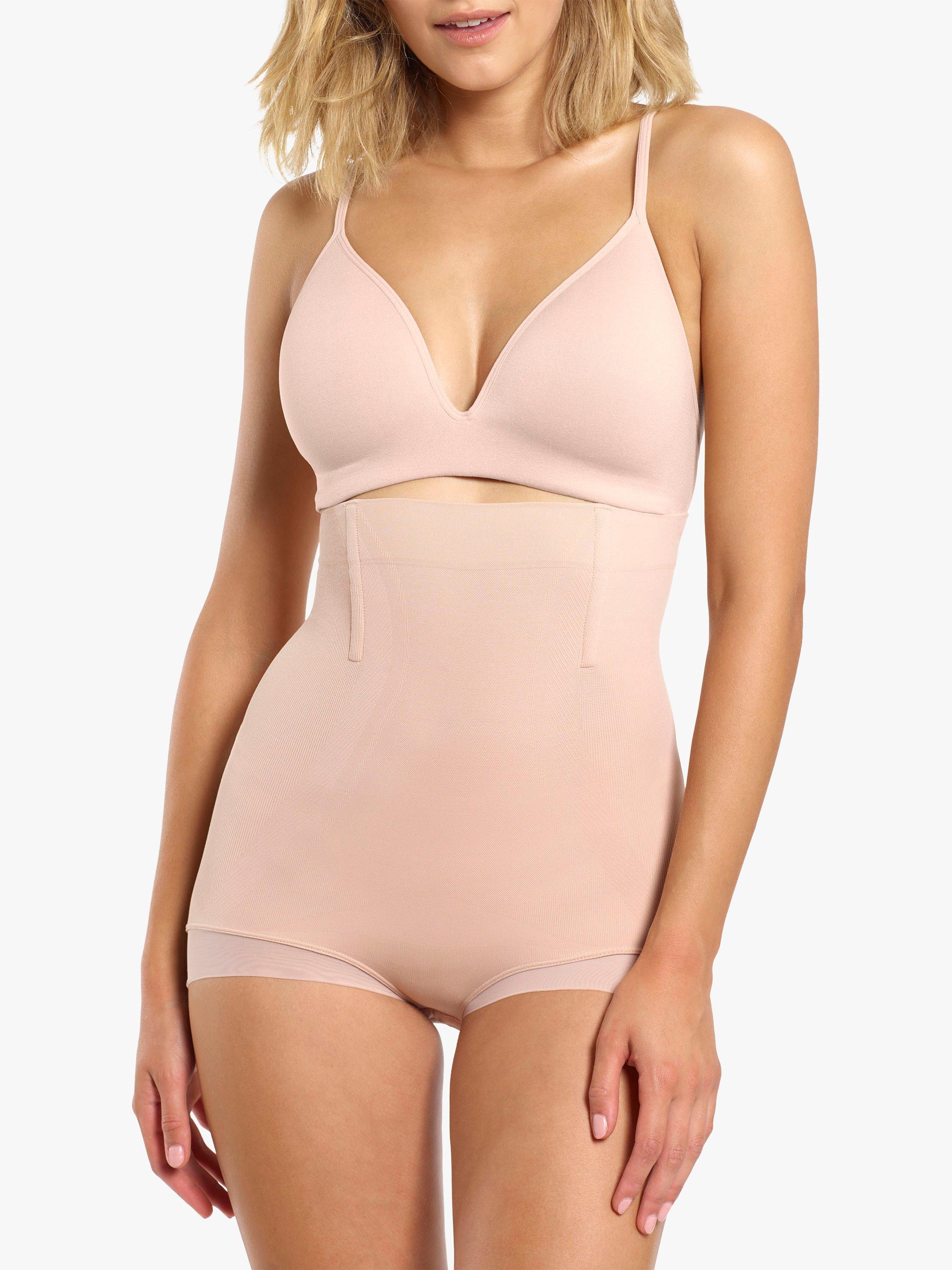 Product image 1 of 3, which shows Ambra It's A Cinch High Waist Shaper Briefs, Beige, 8-10