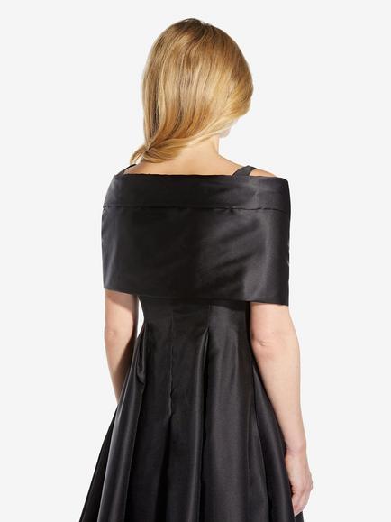 Adrianna Papell Pull Through Wrap, One Size - view 2, Black