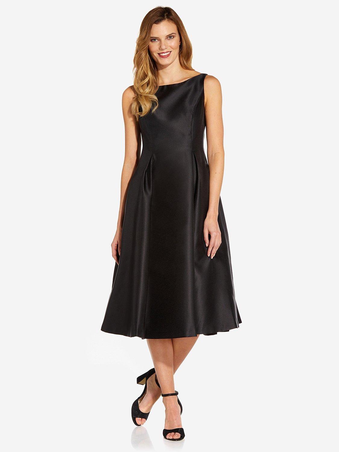 Product image 3 of 5, which shows Adrianna Papell Sleeveless Cocktail Dress, Black, 6