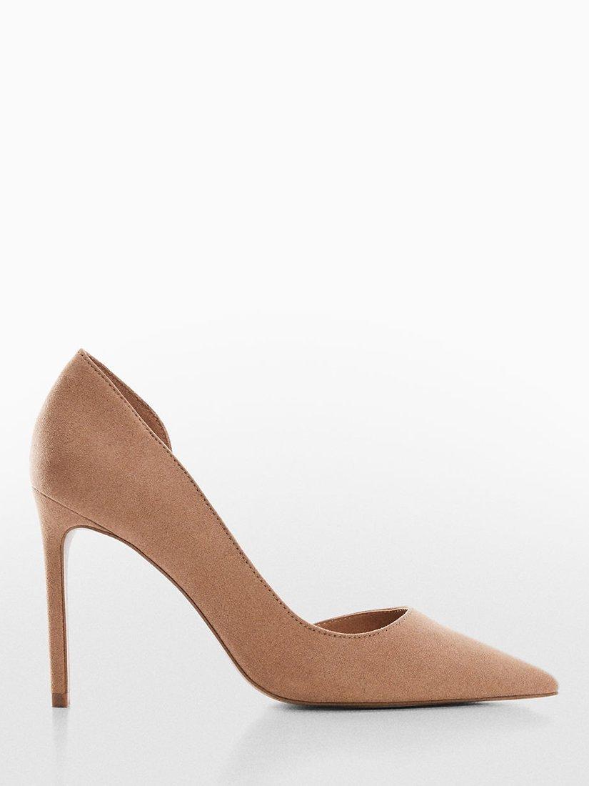 Mango Audreyn High Heel Court Shoes, Lt-pastel Pink