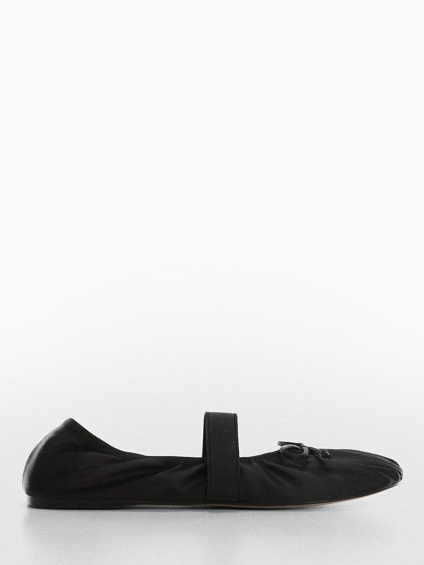 Mango Flat Dance Shoes, Black