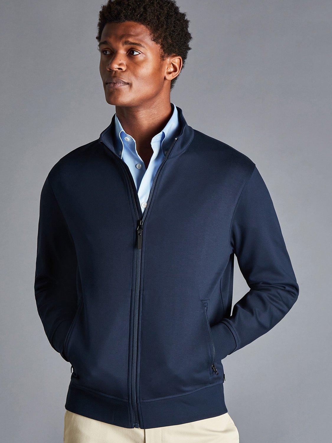 Charles Tyrwhitt Performance Funnel Neck Jacket