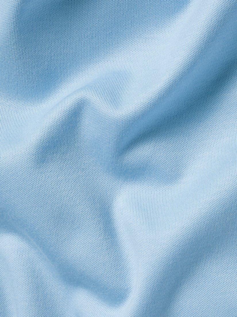 Product image 4 of 4, which shows Charles Tyrwhitt Jersey Short Sleeve Polo, Sky Blue, L